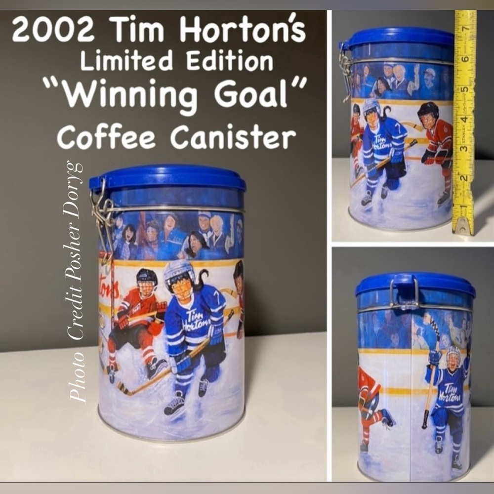 2002 Tim Hortons Limited Edition Coffee Canister